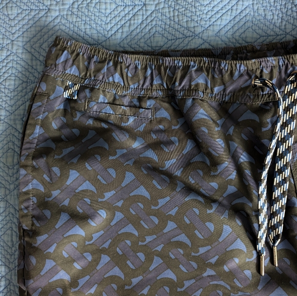 Burberry Blue Monogram Swimsuit - Picture 3 of 5